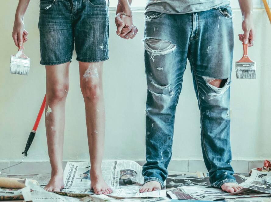 painting cabinets